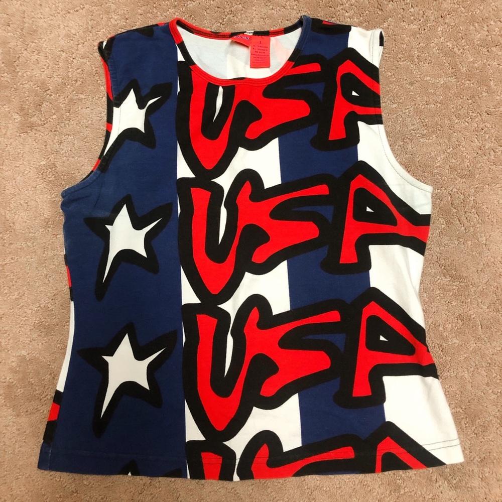 Stephen Sprouse Vintage Graffiti Tank L